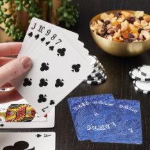 " Keep Calm & Play ! " Classic Playing Cards