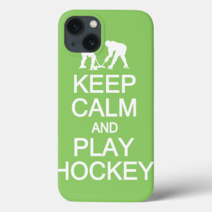 Keep Calm & Play Hockey custom colour iPad case