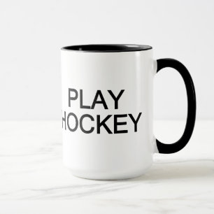 Keep Calm & Play Hockey mug - choose style, colour