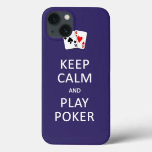 KEEP CALM & PLAY POKER custom cases