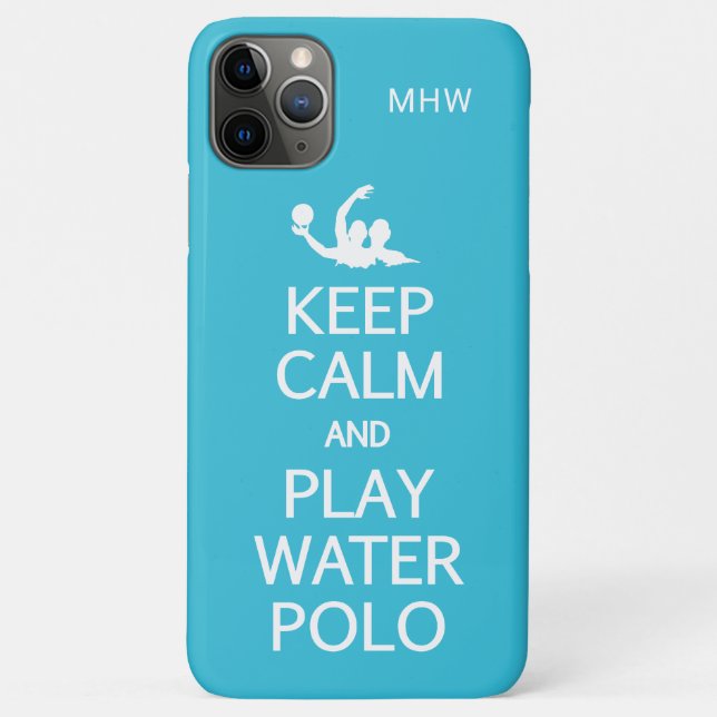 Keep Calm & Play Water Polo custom cases (Back)