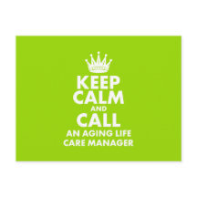 "Keep Calm" Postcard