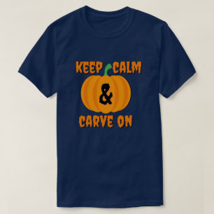 Keep Calm Pumpkin Carving T-Shirt