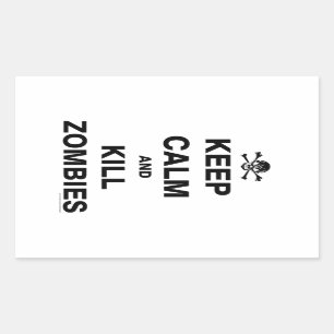 Keep Calm Rectangular Sticker