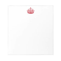 Keep calm red victory crown