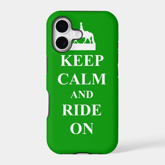 Keep calm & ride on (Back)