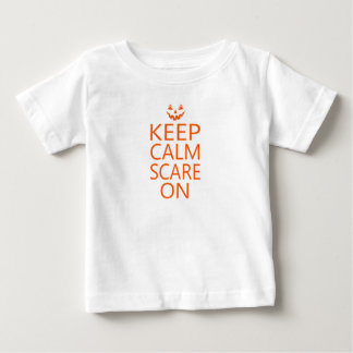 Keep Calm Scare On Pumpkin Face Tee