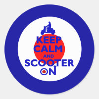 Keep Calm Scooter on Mod target