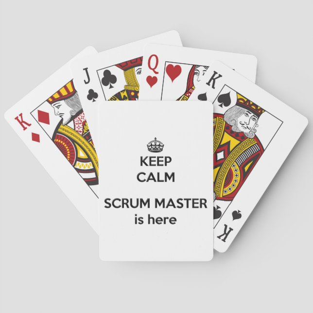 Keep Calm Scrum Master Cards (Back)