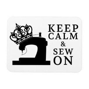 Keep Calm Sew On Magnet