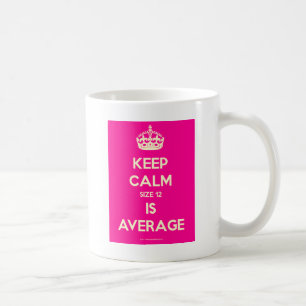 Keep-Calm-Size 12-Is-Average.pdf Coffee Mug