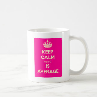 Keep-Calm-Size 12-Is-Average.pdf Coffee Mug