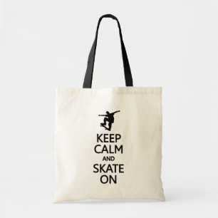 Keep Calm & Skate On bag - choose style, colour