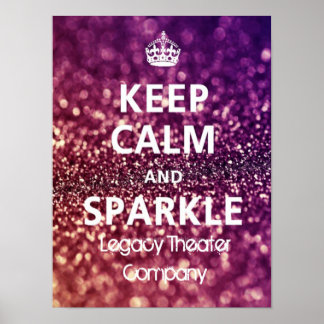 Keep Calm & Sparkle Poster