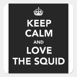 KEEP CALM STICKER - BLACK