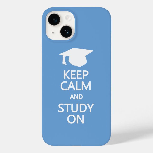 Keep Calm & Study On custom Samsung case (Back)