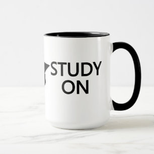 Keep Calm & Study On mug - choose style, colour
