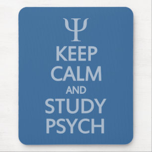 Keep Calm & Study Psych custom mousepad
