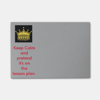 Keep Calm Teachers Post-it Notes