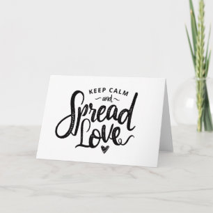 Keep Calm Text Art Love Art Inspirational Heart Ar Card