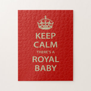 Keep Calm There's A Royal Baby Jigsaw Puzzle