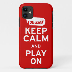 Keep Calm Tuba iPhone 11 Case