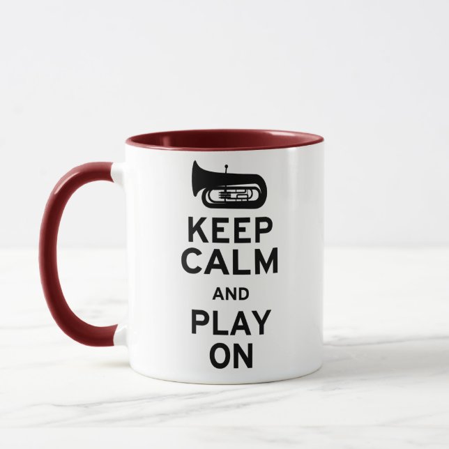 Keep Calm Tuba Mug (Left)