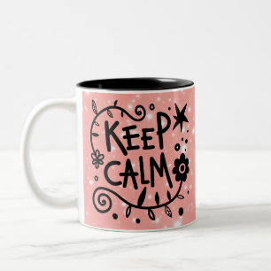 Keep Calm Two-Tone Coffee Mug