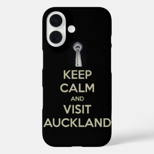 keep calm visit auckland iPhone 16 case