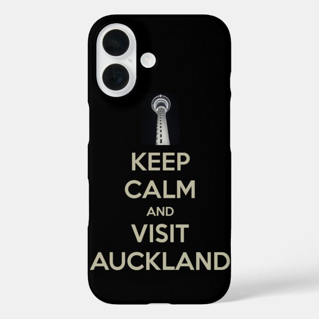 keep calm visit auckland Case-Mate iPhone case (Back)