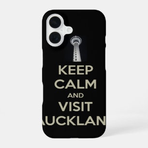 keep calm visit auckland iPhone 16 case