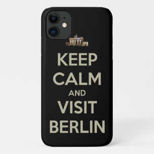 keep calm visit berlin iPhone 11 case