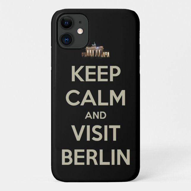 keep calm visit berlin Case-Mate iPhone case (Back)