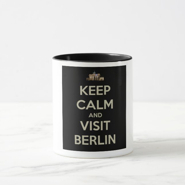 keep calm visit berlin mug (Center)