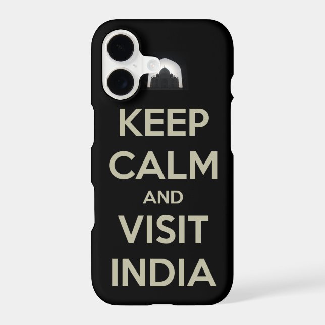 keep calm visit india (Back)