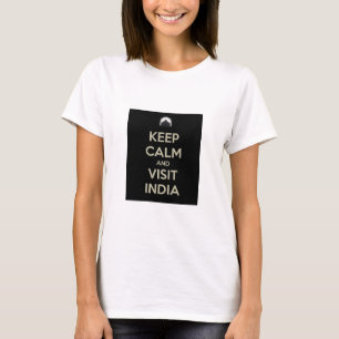 keep calm visit india T-Shirt