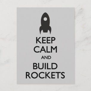 Keep Calm Visit Mars postcard
