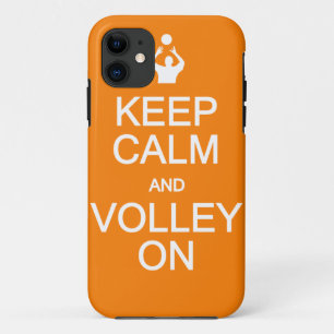 Keep Calm & Volley On iPhone 5 Case-Mate 11 Case