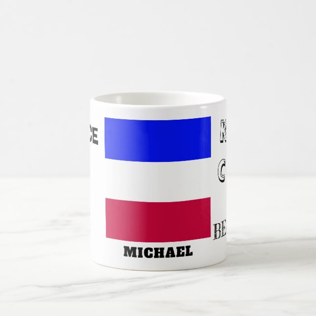 Keep Calm with France Flag Coffee Mug (Center)