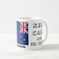 Keep Calm with New Zealand Flag