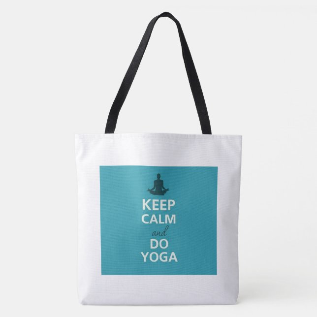 Keep Calm Yoga Tote (Front)
