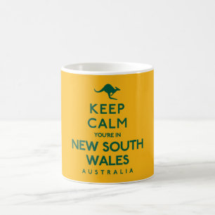 Keep Calm You're in New South Wales Australian Coffee Mug
