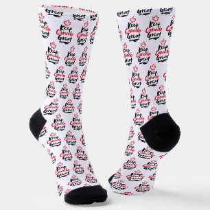Keep Canada Great! Canada's not for sale Canadian  Socks