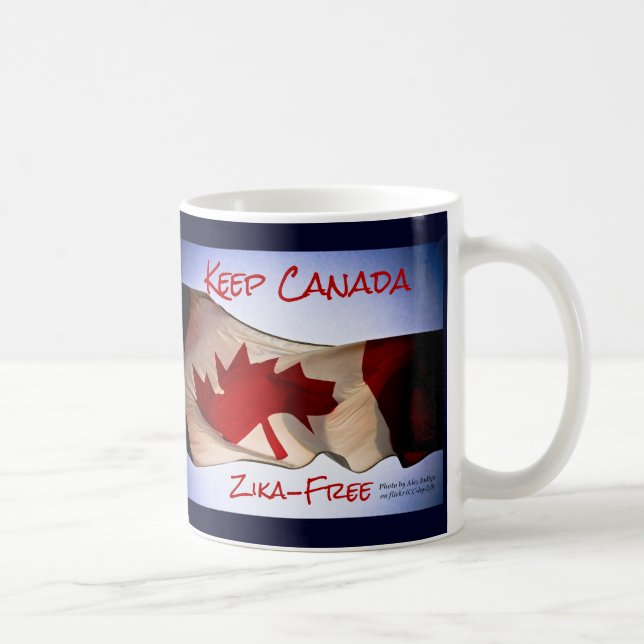 Keep Canada Zika-Free by RoseWrites Coffee Mug (Right)