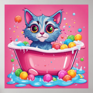 Keep Cat design  or design your own  Poster