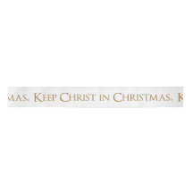 Keep Christ In Christmas® 3" Wide Ribbon