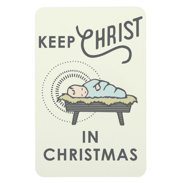 Keep Christ in Christmas Car Magnet (Vertical)