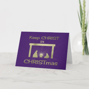 Keep Christ In Christmas Greeting and Note Cards