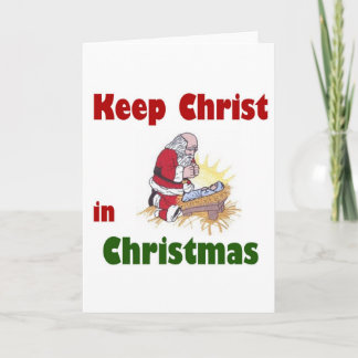 Keep Christ in Christmas Holiday Card