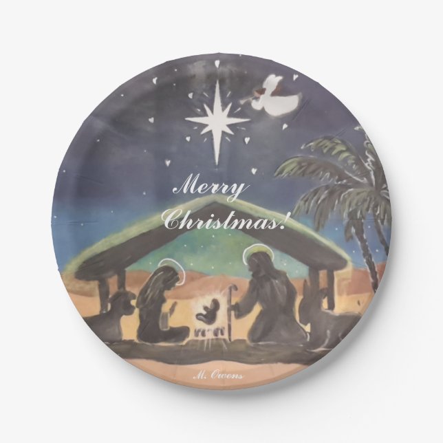 Keep Christ In Christmas Paper Plates (Front)